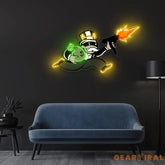 ’Violent Monopoly Gun’ Neon x Acrylic Artwork